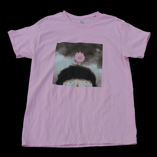 Mob Psycho 100 Pink Unisex T-Shirt “Flower Boy”