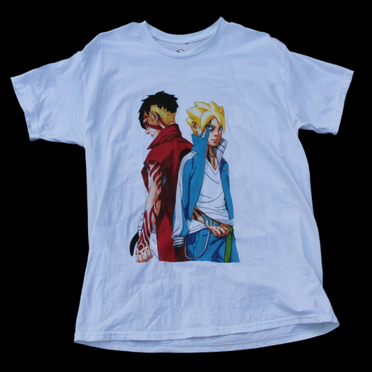 Boruto: Naruto Next Generations White Unisex T-Shirt “Brothers”