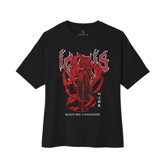 *PRE-ORDER* Solo Leveling Boxy Tee “Blood-red Commander”